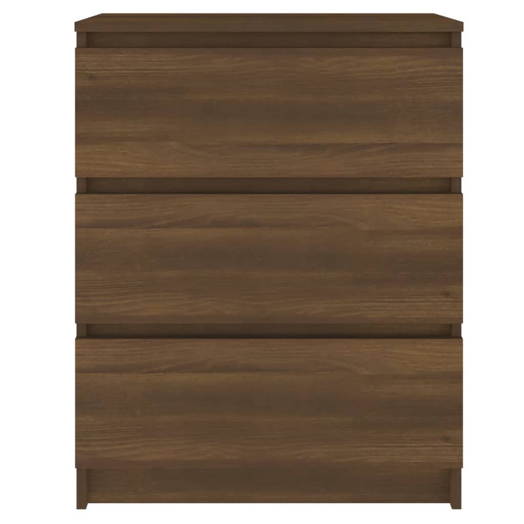 Dressoir 60x35x76 cm bewerkt hout bruin eikenkleur is nu te koop bij PeponiXL, paradijselijk wonen!