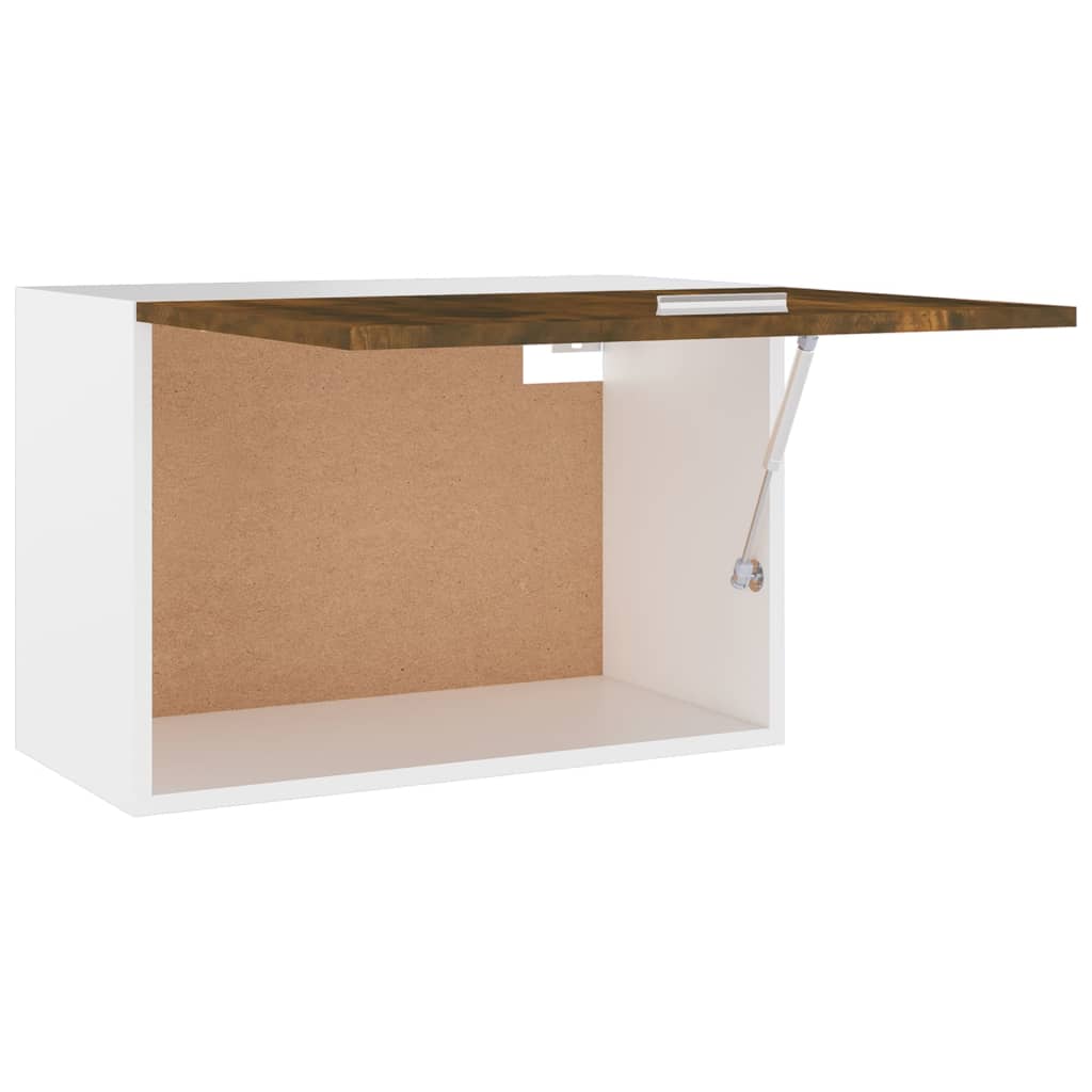 Bovenkast Lyon 60x31x40 cm bewerkt hout gerookt eikenkleurig is nu te koop bij PeponiXL, paradijselijk wonen!