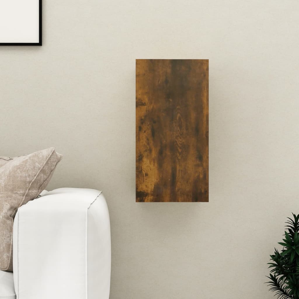 Tv-meubel 30,5x30x60 cm bewerkt hout gerookt eikenkleurig is nu te koop bij PeponiXL, paradijselijk wonen!