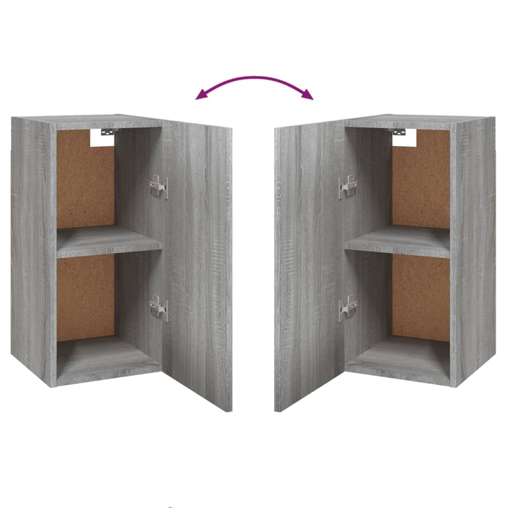 Tv-meubel 30,5x30x60 cm bewerkt hout grijs sonoma eiken is nu te koop bij PeponiXL, paradijselijk wonen!