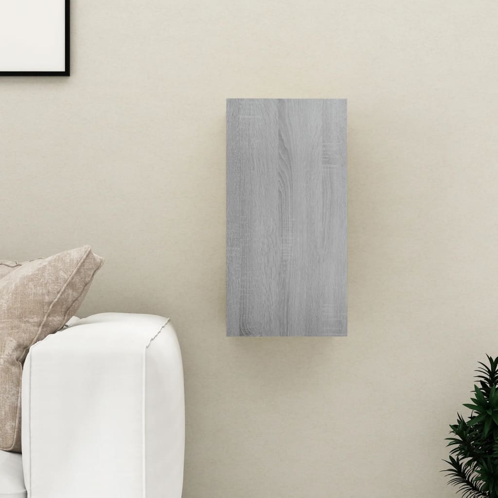 Tv-meubel 30,5x30x60 cm bewerkt hout grijs sonoma eiken is nu te koop bij PeponiXL, paradijselijk wonen!