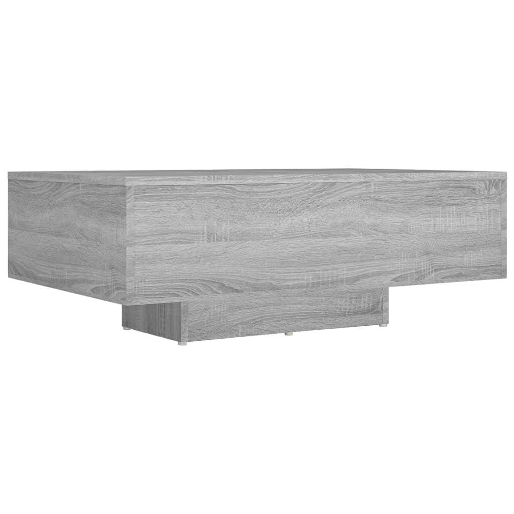 Salontafel 85x55x31 cm bewerkt hout grijs sonoma eikenkleurig is nu te koop bij PeponiXL, paradijselijk wonen!