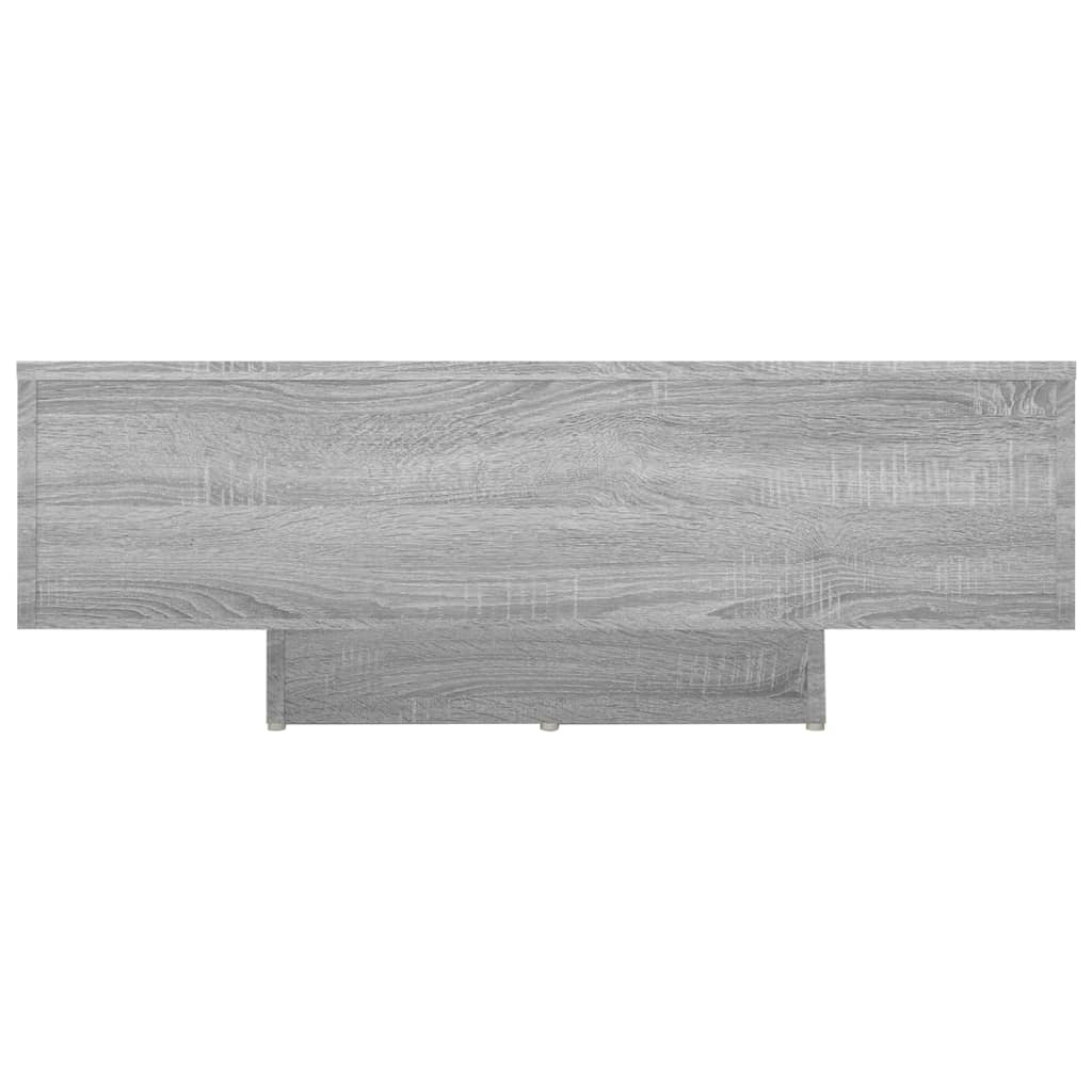 Salontafel 85x55x31 cm bewerkt hout grijs sonoma eikenkleurig is nu te koop bij PeponiXL, paradijselijk wonen!