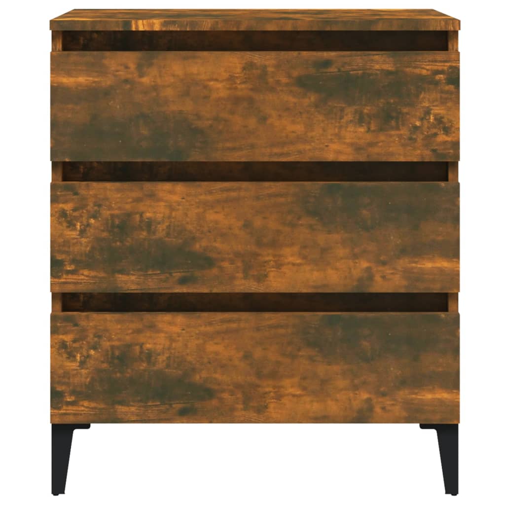 Dressoir 60x35x69 cm bewerkt hout gerookt eikenkleurig is nu te koop bij PeponiXL, paradijselijk wonen!