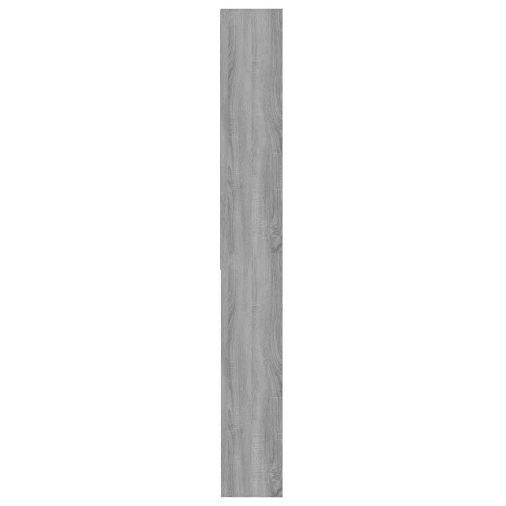 Wasmachinekast 64x24x190 cm grijs sonoma eikenkleurig is nu te koop bij PeponiXL, paradijselijk wonen!