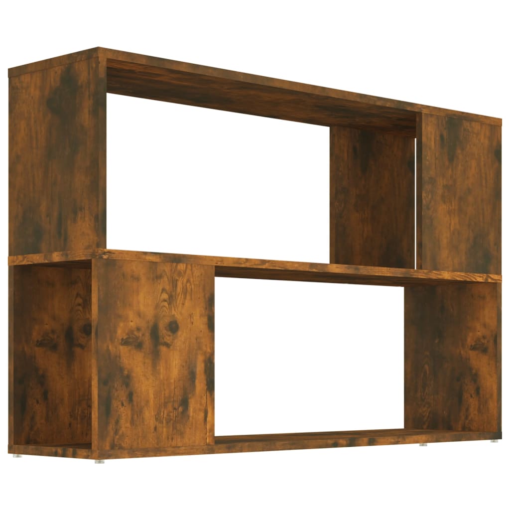Boekenkast 100x24x63 cm bewerkt hout gerookt eikenkleurig is nu te koop bij PeponiXL, paradijselijk wonen!