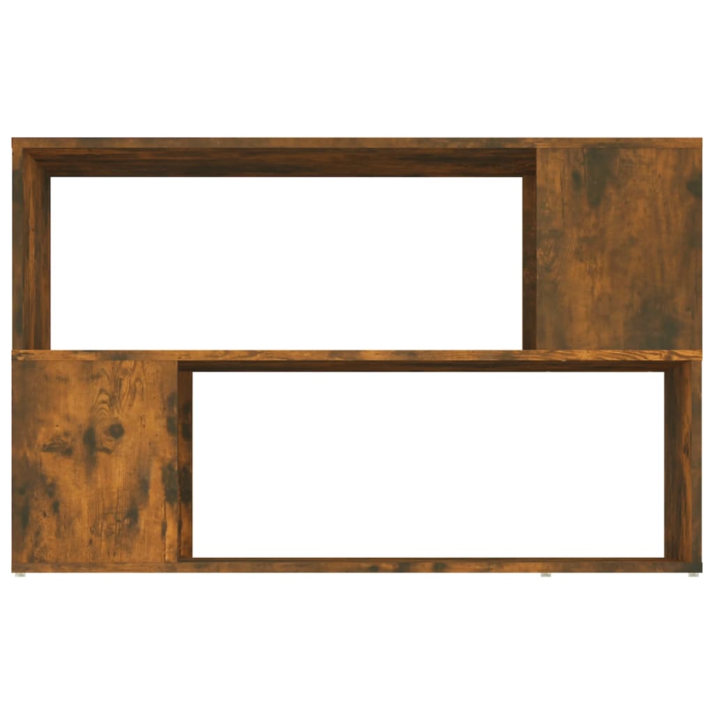 Boekenkast 100x24x63 cm bewerkt hout gerookt eikenkleurig is nu te koop bij PeponiXL, paradijselijk wonen!