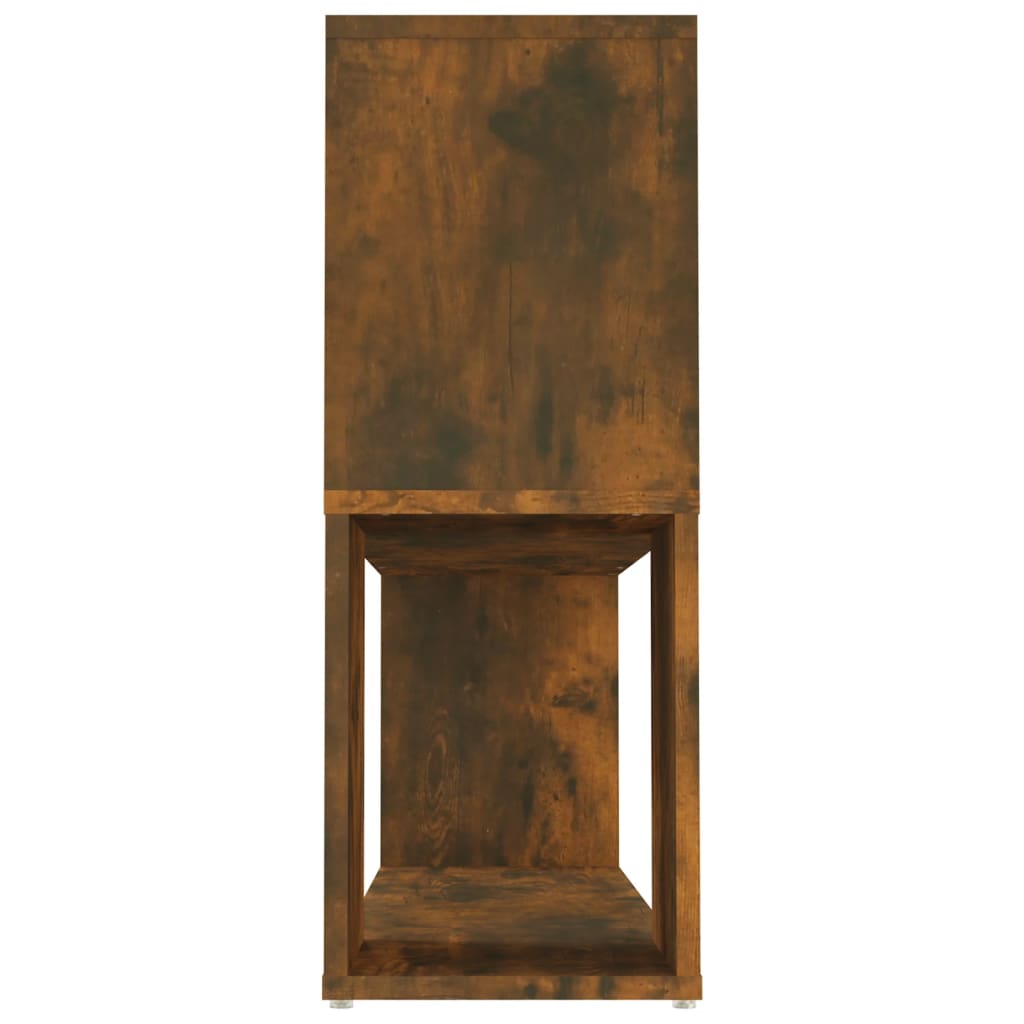 Boekenkast 100x24x63 cm bewerkt hout gerookt eikenkleurig is nu te koop bij PeponiXL, paradijselijk wonen!