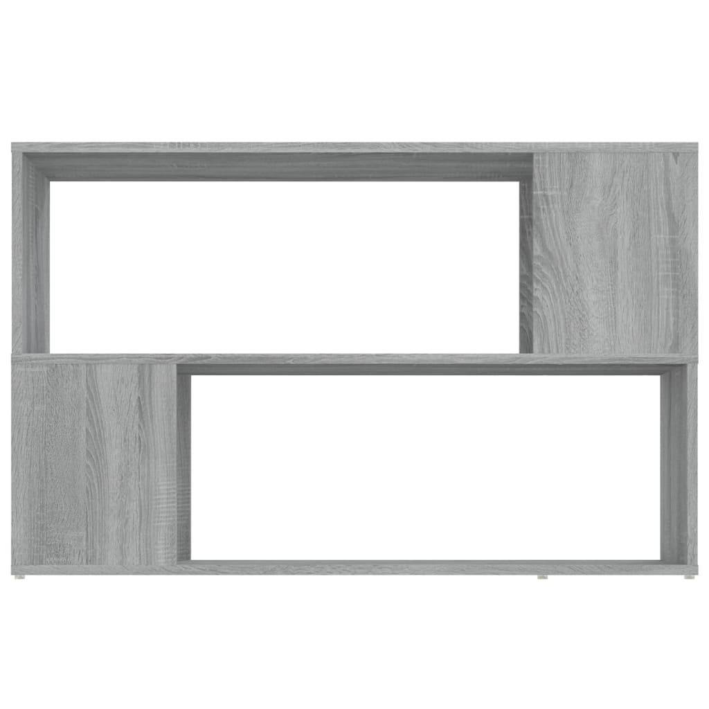 Boekenkast 100x24x63 cm bewerkt hout grijs sonoma eikenkleurig is nu te koop bij PeponiXL, paradijselijk wonen!