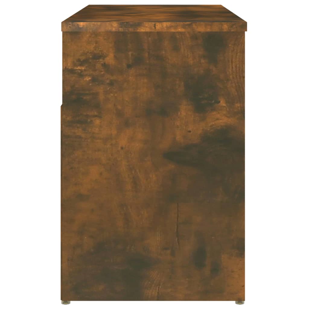 Schoenenbankje 80x30x45 cm bewerkt hout gerookt eikenkleurig is nu te koop bij PeponiXL, paradijselijk wonen!