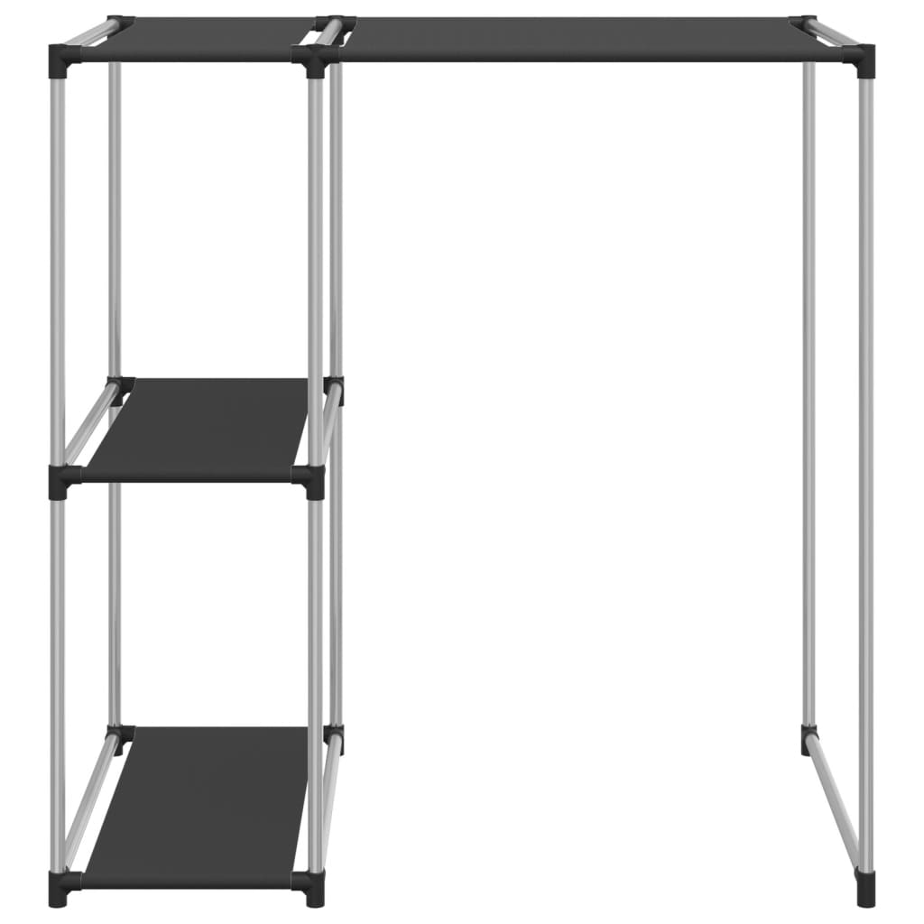 Opbergrek voor boven wasmachine 87x55x90,5 cm ijzer zwart is nu te koop bij PeponiXL, paradijselijk wonen!