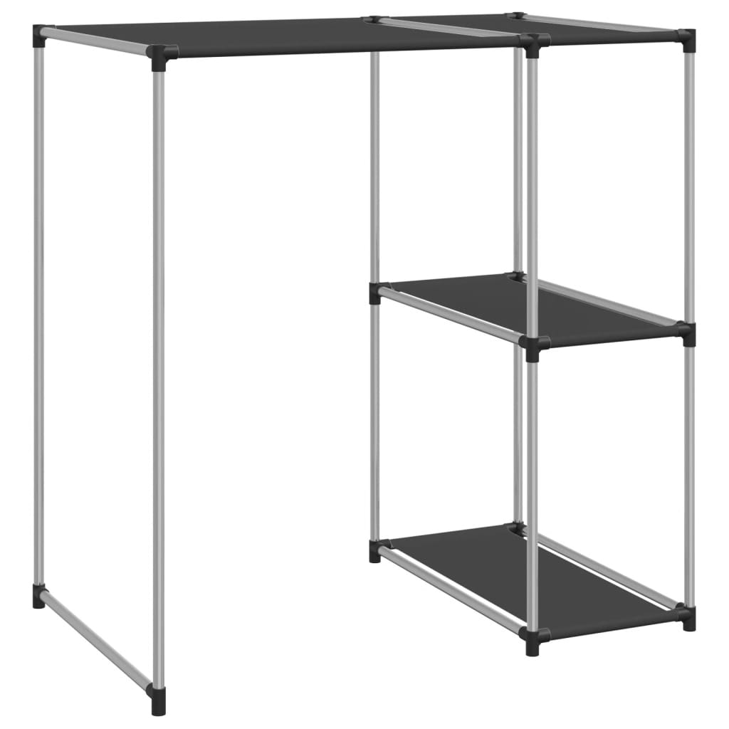 Opbergrek voor boven wasmachine 87x55x90,5 cm ijzer zwart is nu te koop bij PeponiXL, paradijselijk wonen!