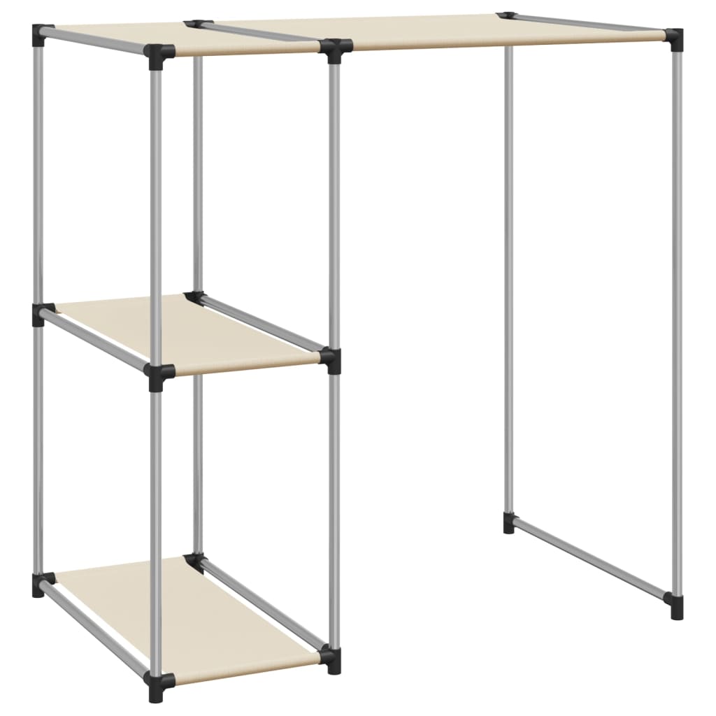 Opbergrek voor boven wasmachine 87x55x90,5cm ijzer crèmekleurig is nu te koop bij PeponiXL, paradijselijk wonen!