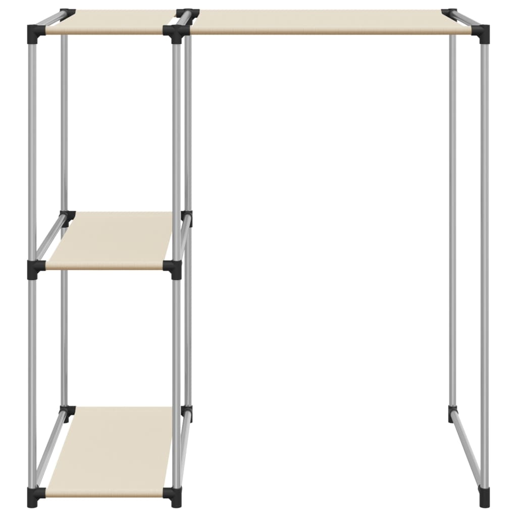 Opbergrek voor boven wasmachine 87x55x90,5cm ijzer crèmekleurig is nu te koop bij PeponiXL, paradijselijk wonen!