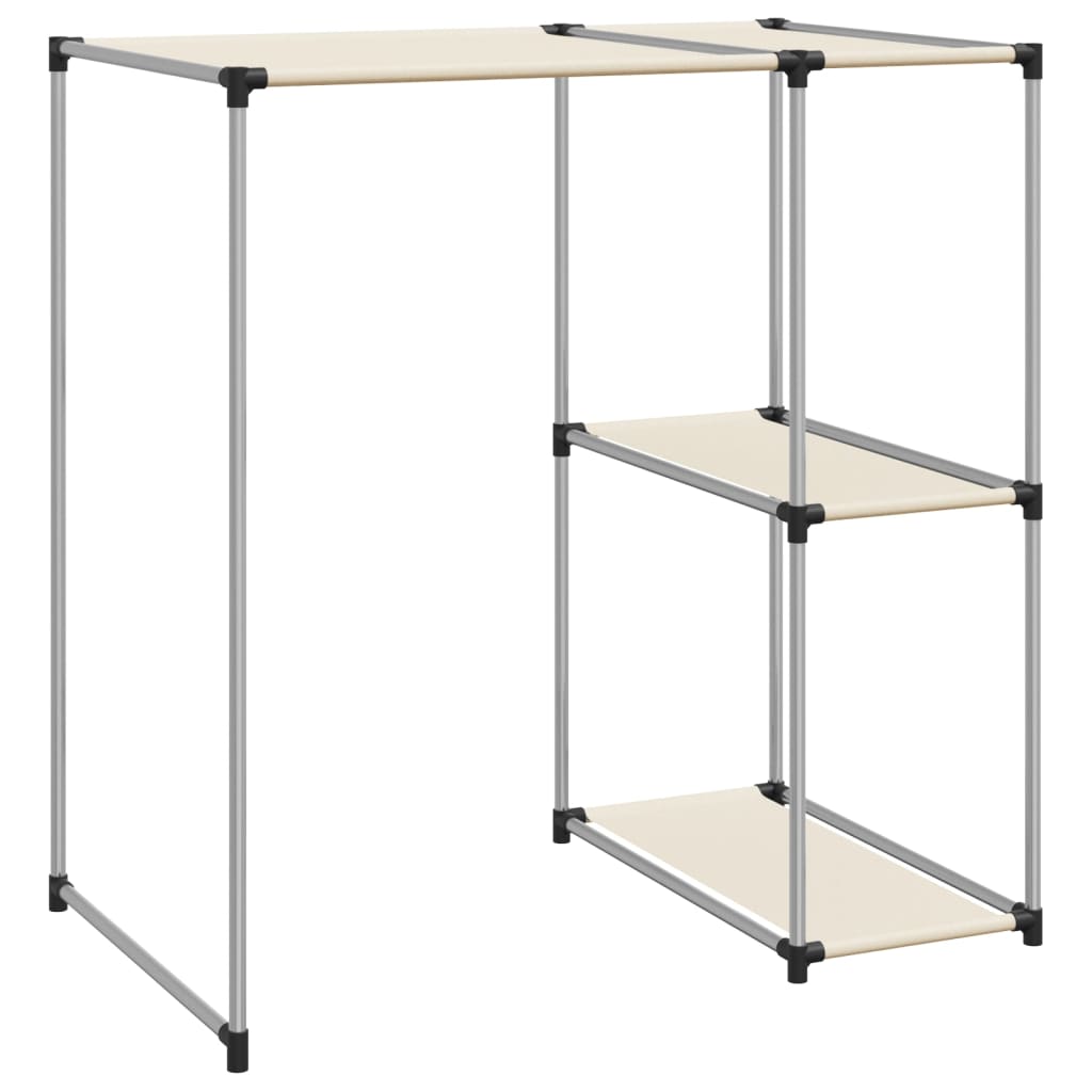 Opbergrek voor boven wasmachine 87x55x90,5cm ijzer crèmekleurig is nu te koop bij PeponiXL, paradijselijk wonen!