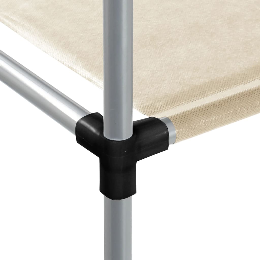 Opbergrek voor boven wasmachine 87x55x90,5cm ijzer crèmekleurig is nu te koop bij PeponiXL, paradijselijk wonen!