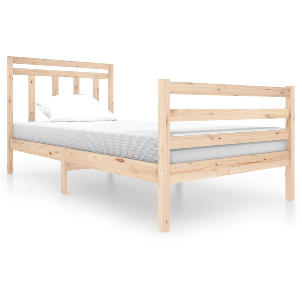 Bedframe massief hout 100x200 cm is nu te koop bij PeponiXL, paradijselijk wonen!