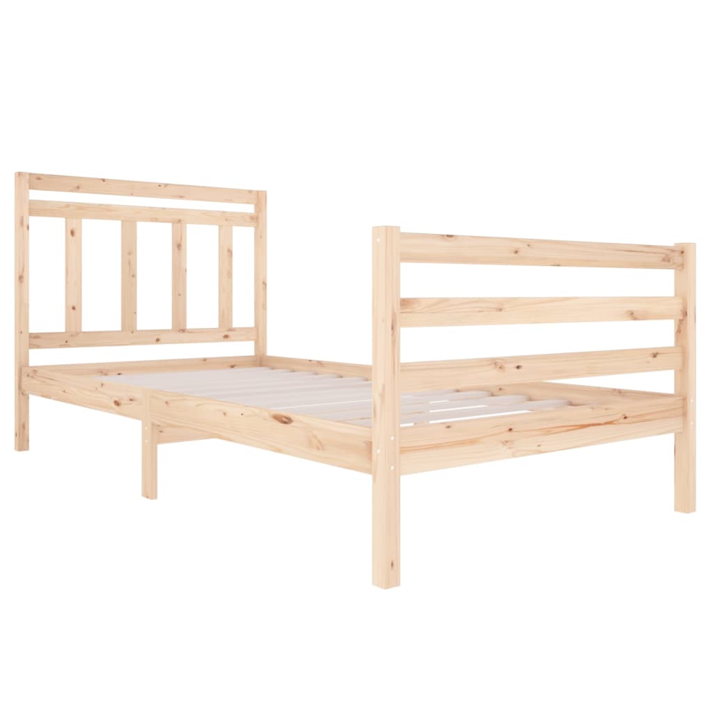 Bedframe massief hout 100x200 cm is nu te koop bij PeponiXL, paradijselijk wonen!