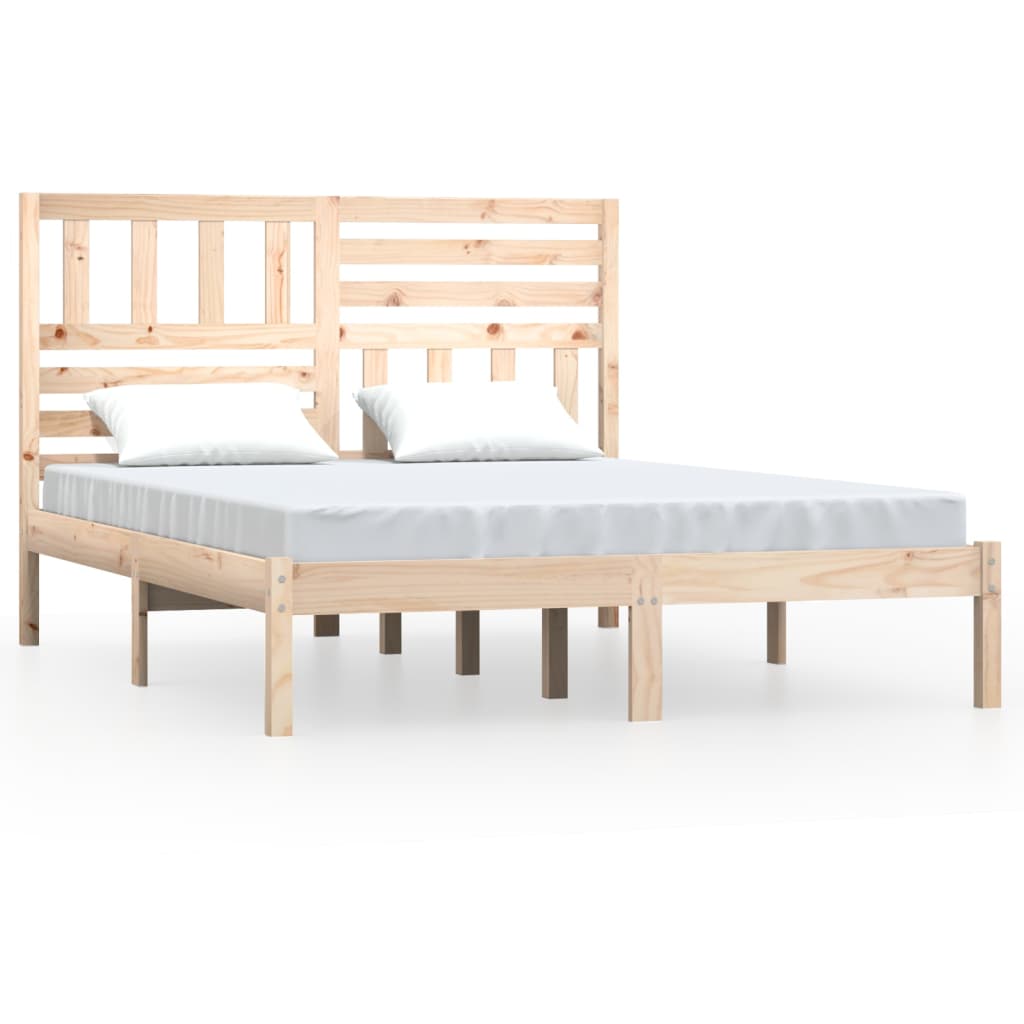 Bedframe zonder matras massief grenenhout 120x190 cm is nu te koop bij PeponiXL, paradijselijk wonen!