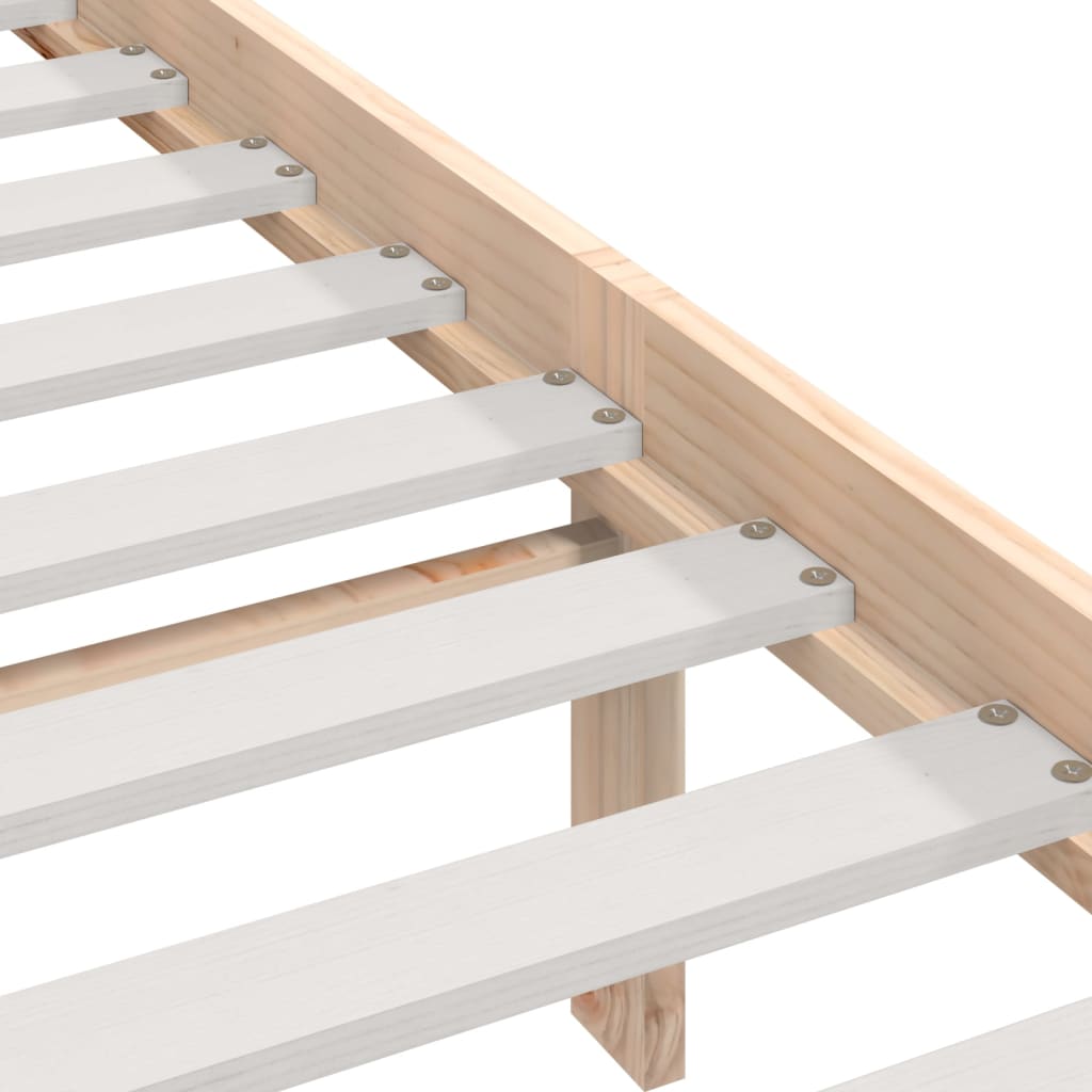 Bedframe zonder matras massief grenenhout 120x190 cm is nu te koop bij PeponiXL, paradijselijk wonen!