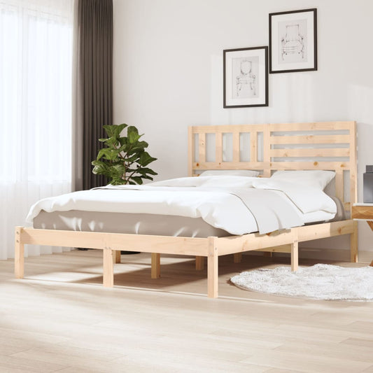 Bedframe zonder matras massief grenenhout 120x190 cm is nu te koop bij PeponiXL, paradijselijk wonen!