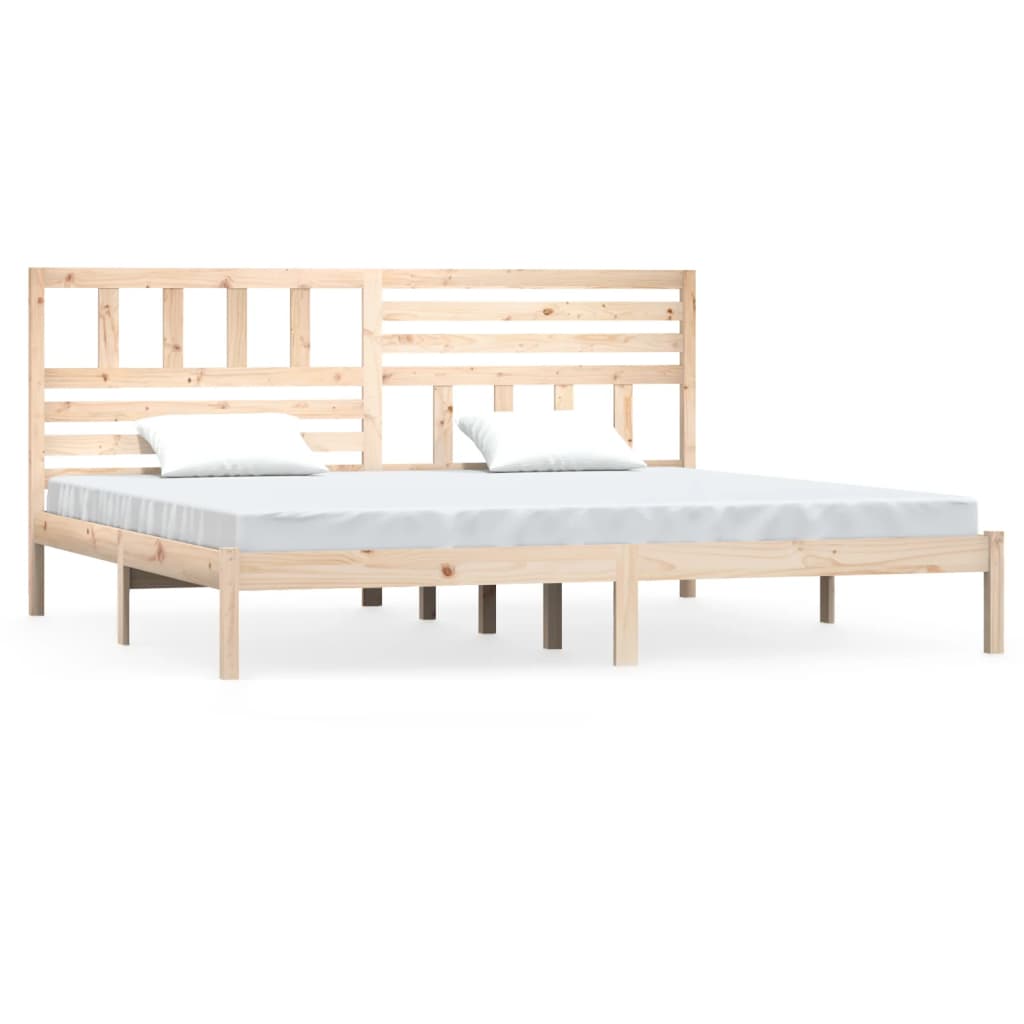 Bedframe massief grenenhout 200x200 cm is nu te koop bij PeponiXL, paradijselijk wonen!