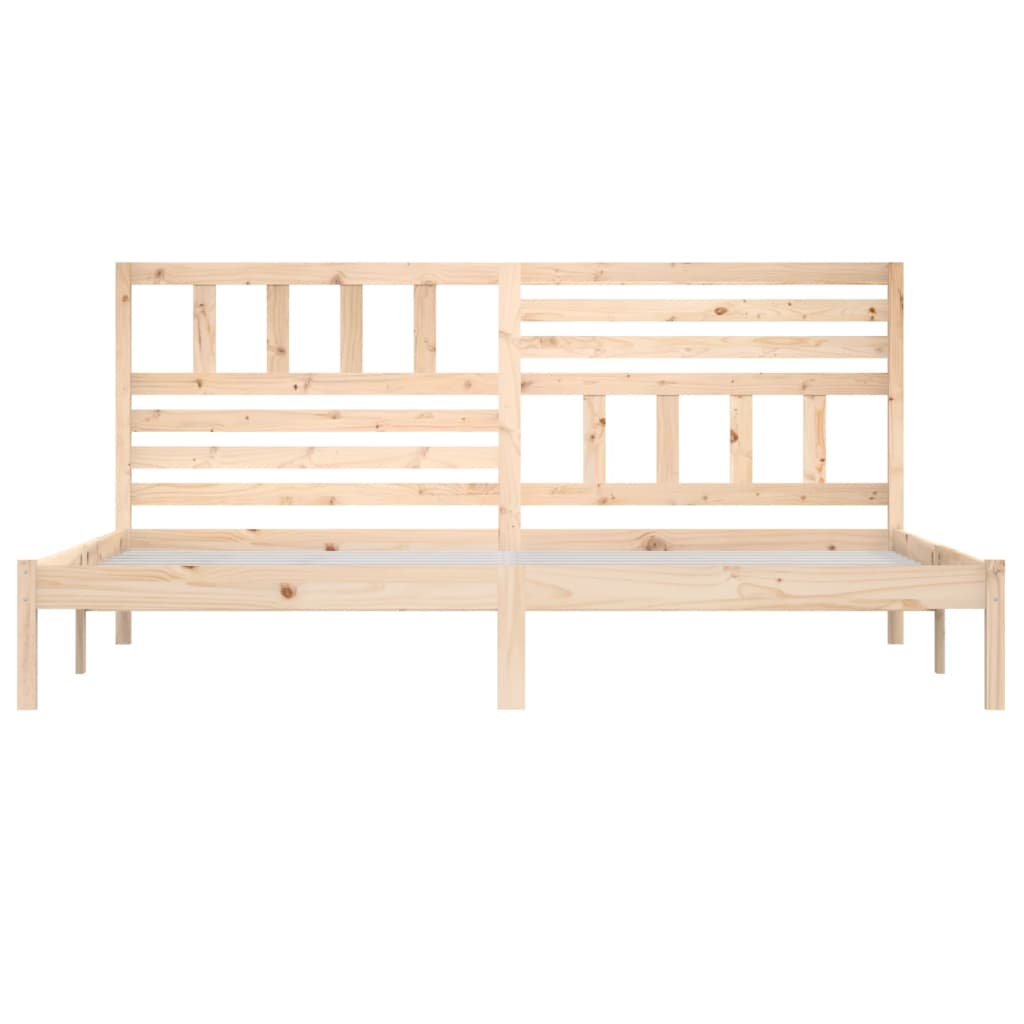 Bedframe massief grenenhout 200x200 cm is nu te koop bij PeponiXL, paradijselijk wonen!