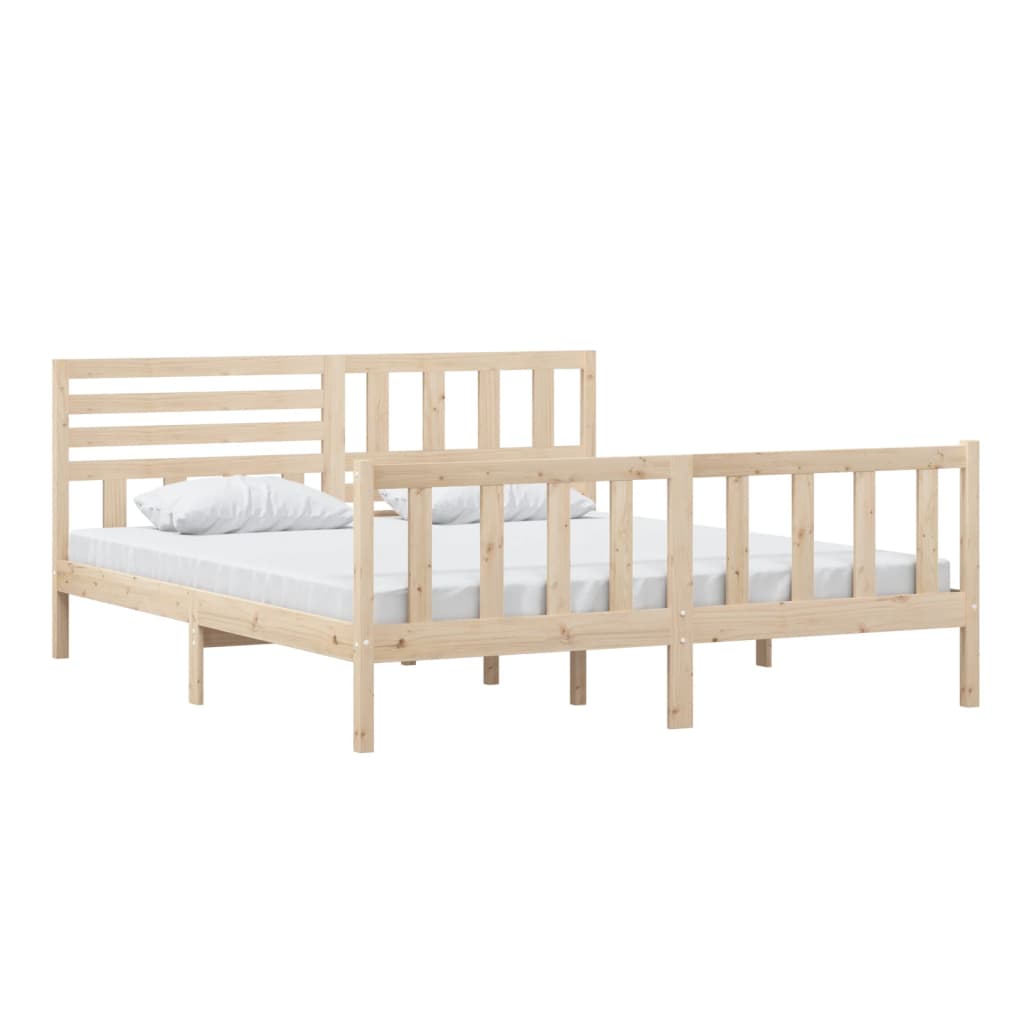 Bedframe massief hout 180x200 cm is nu te koop bij PeponiXL, paradijselijk wonen!