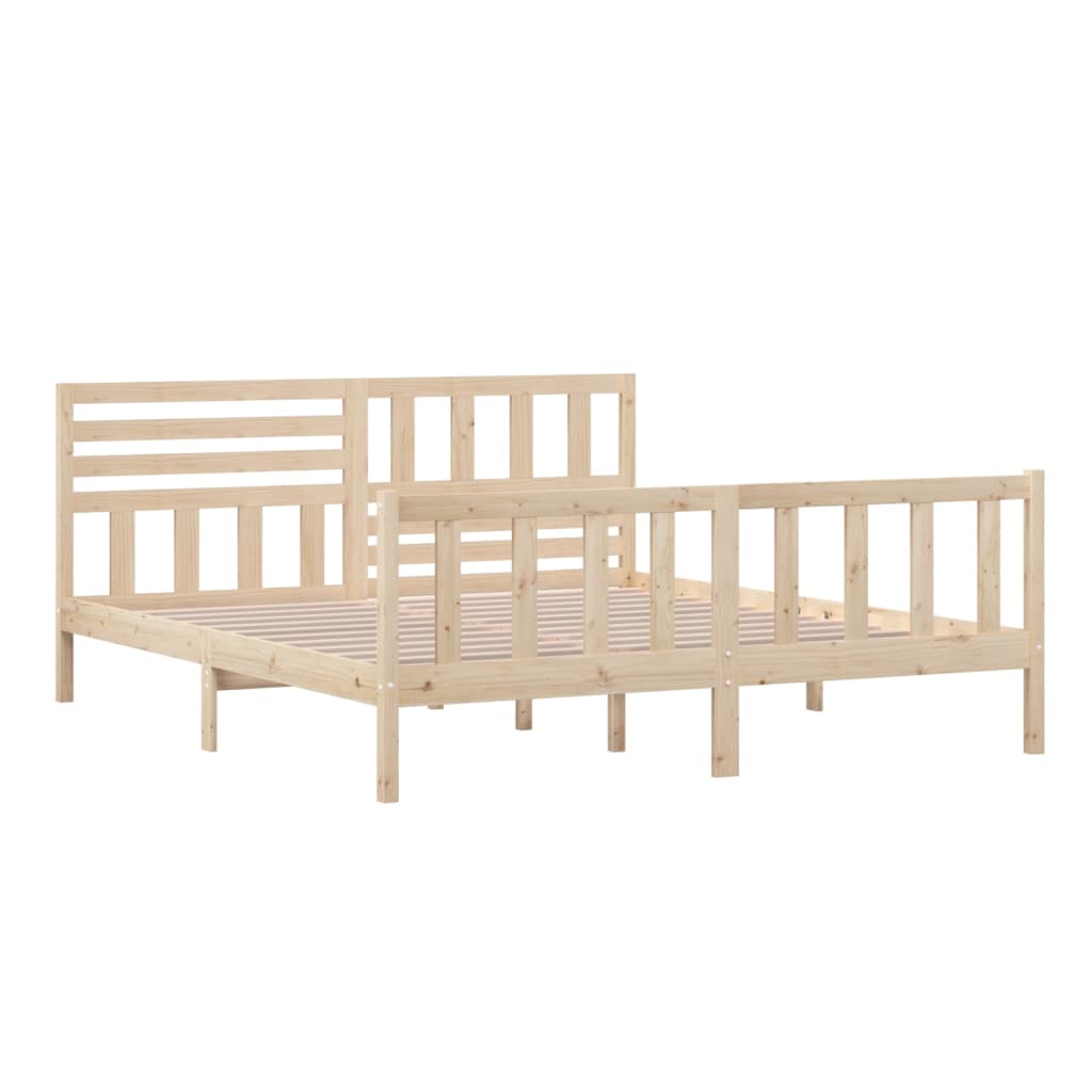 Bedframe massief hout 180x200 cm is nu te koop bij PeponiXL, paradijselijk wonen!