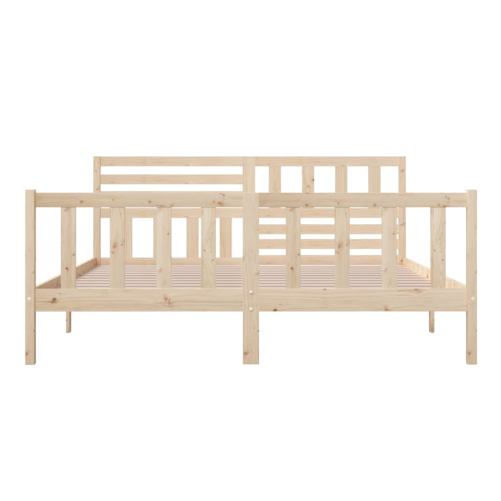 Bedframe massief hout 180x200 cm is nu te koop bij PeponiXL, paradijselijk wonen!