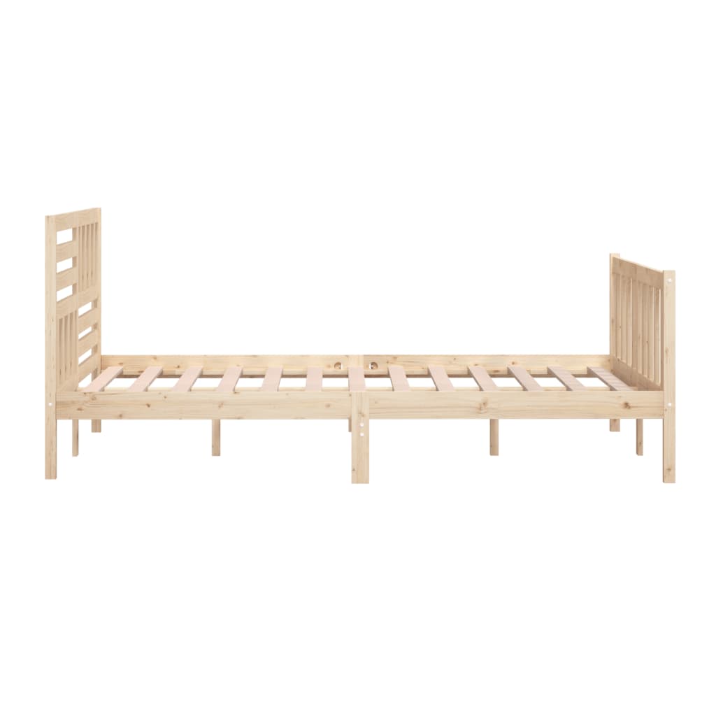 Bedframe massief hout 180x200 cm is nu te koop bij PeponiXL, paradijselijk wonen!
