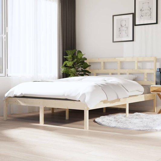 Bedframe massief hout 120x190 cm is nu te koop bij PeponiXL, paradijselijk wonen!