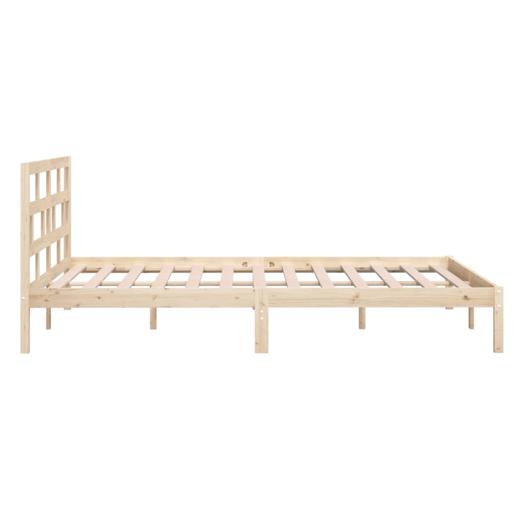 Bedframe massief grenenhout 140x190 cm is nu te koop bij PeponiXL, paradijselijk wonen!
