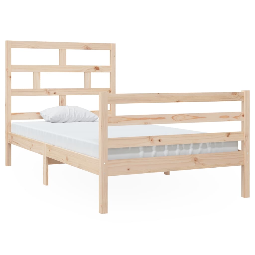 Bedframe massief grenenhout 100x200 cm is nu te koop bij PeponiXL, paradijselijk wonen!
