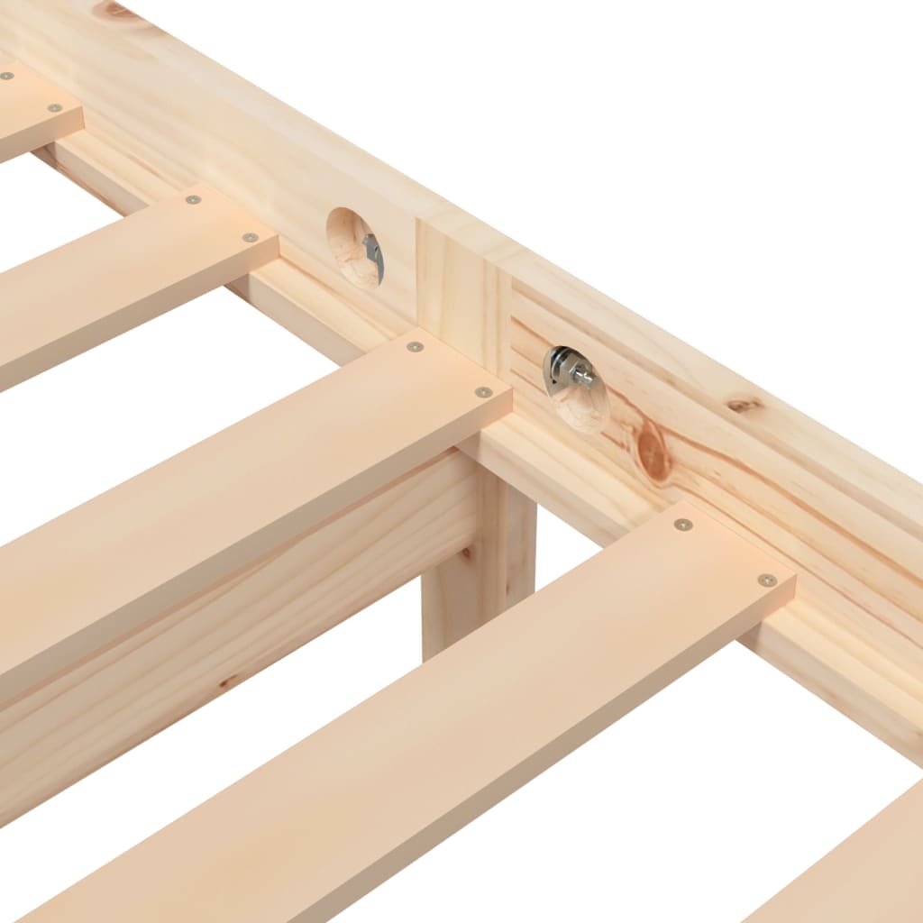 Bedframe massief grenenhout 100x200 cm is nu te koop bij PeponiXL, paradijselijk wonen!