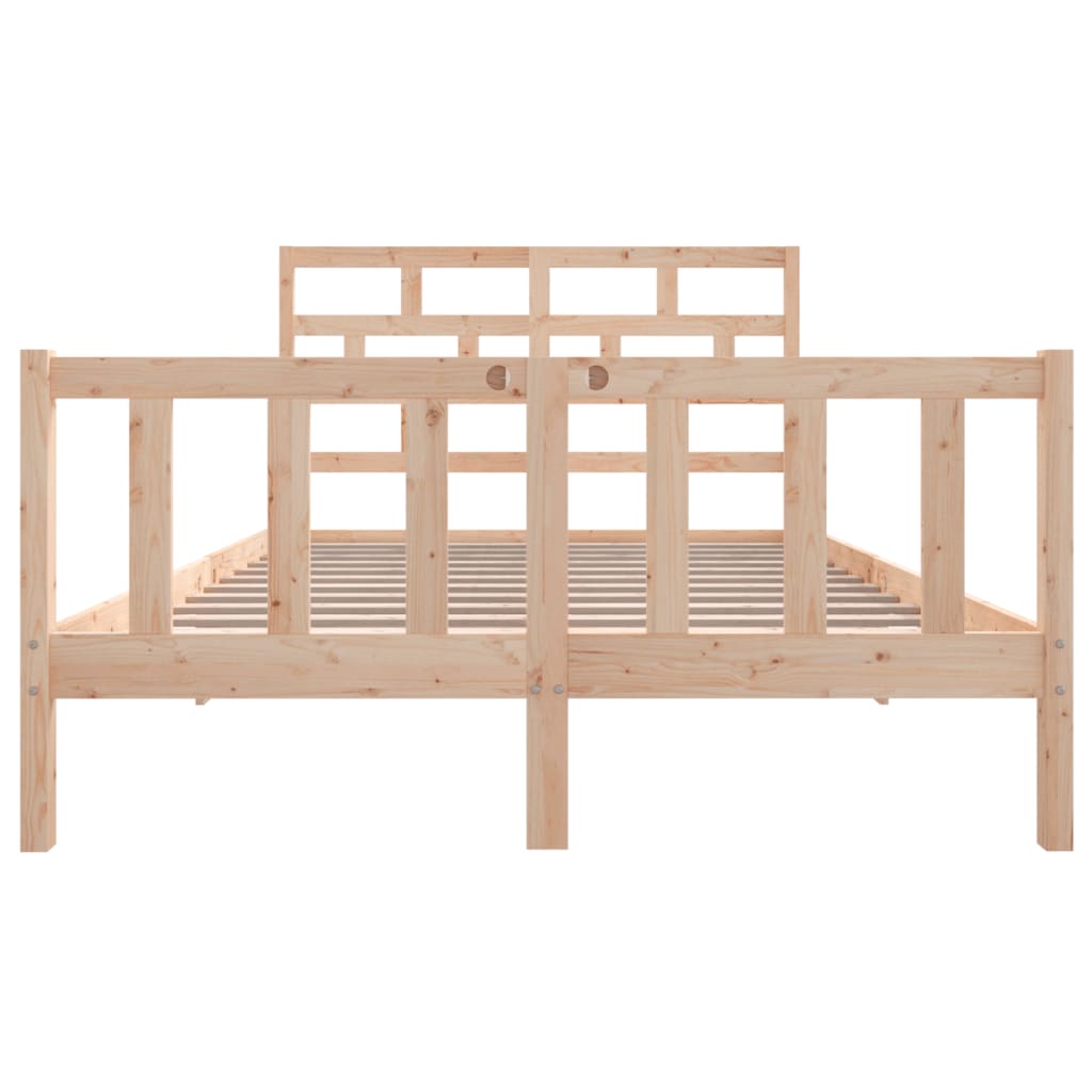 Bedframe massief grenenhout 140x200 cm is nu te koop bij PeponiXL, paradijselijk wonen!