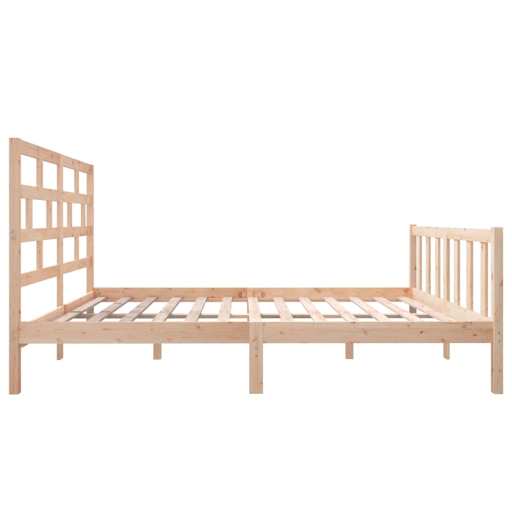 Bedframe massief grenenhout 140x200 cm is nu te koop bij PeponiXL, paradijselijk wonen!
