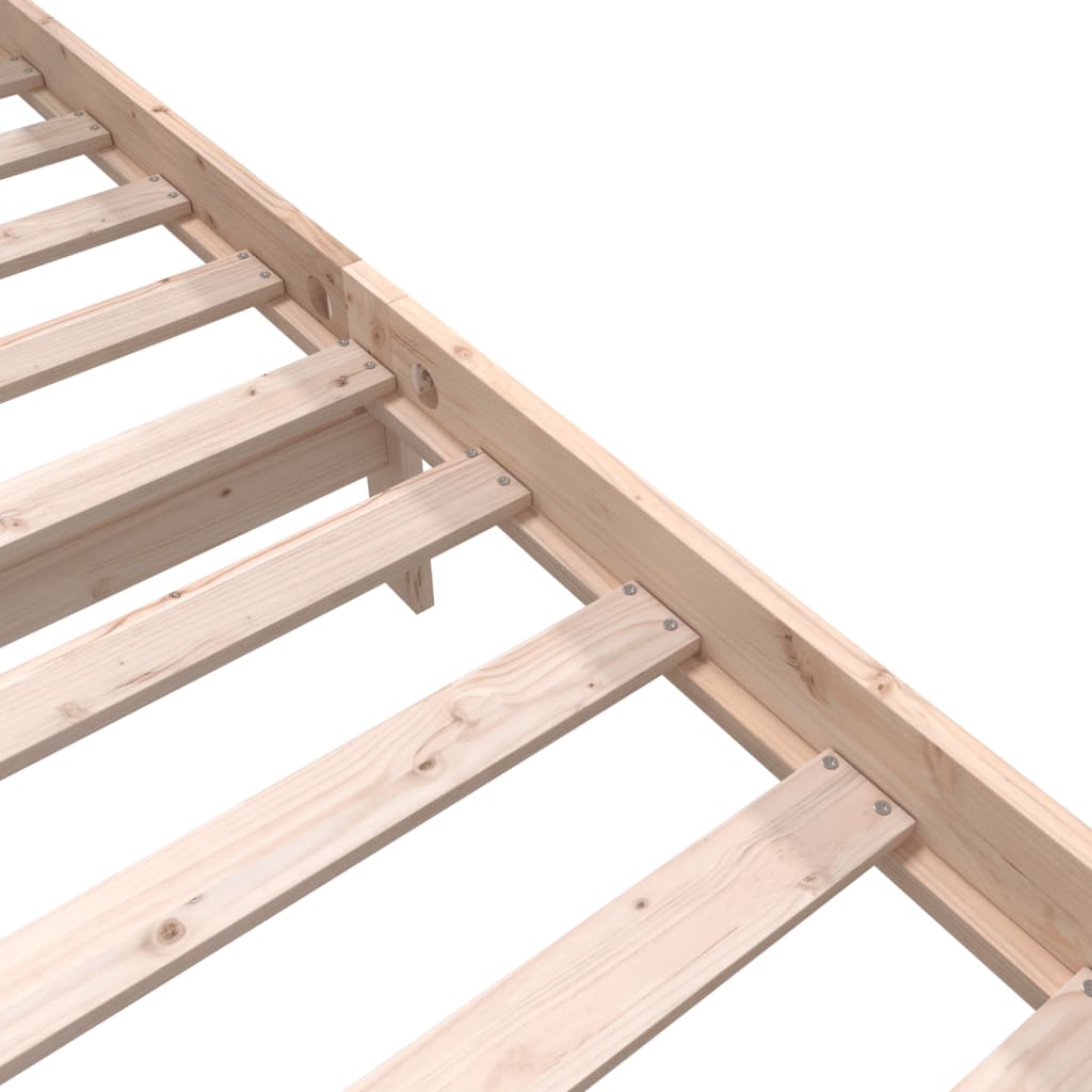 Bedframe massief grenenhout 140x200 cm is nu te koop bij PeponiXL, paradijselijk wonen!