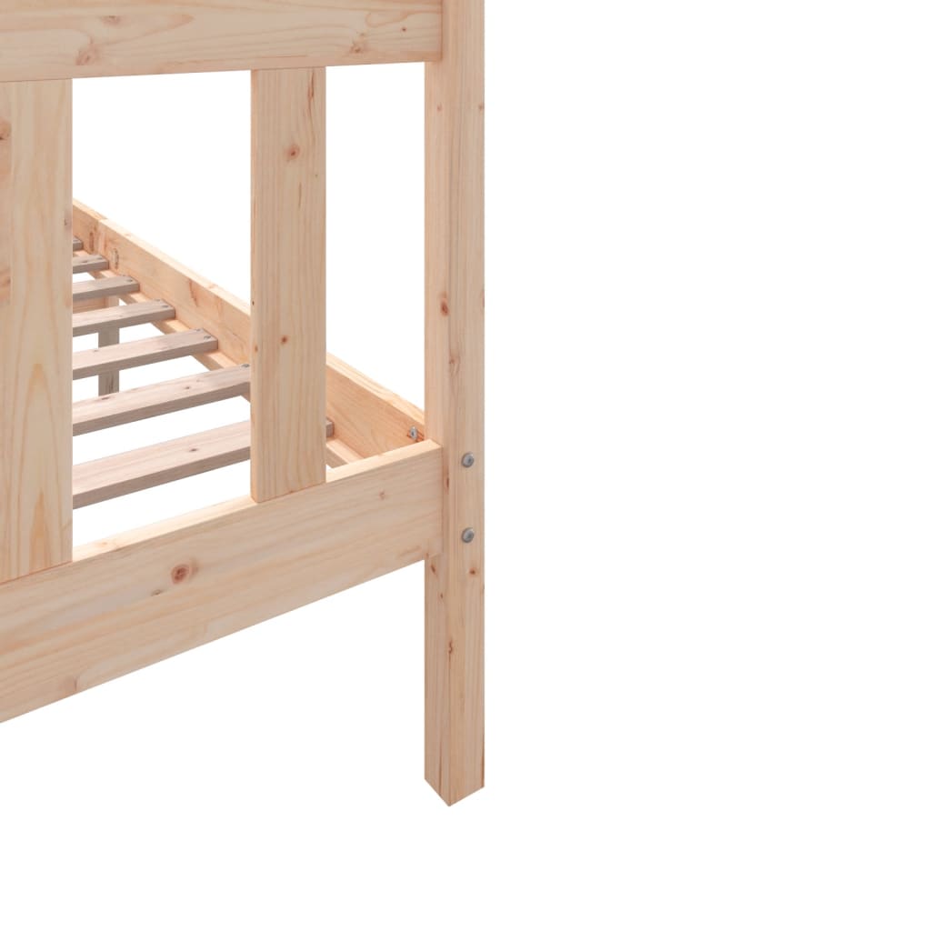 Bedframe massief grenenhout 140x200 cm is nu te koop bij PeponiXL, paradijselijk wonen!