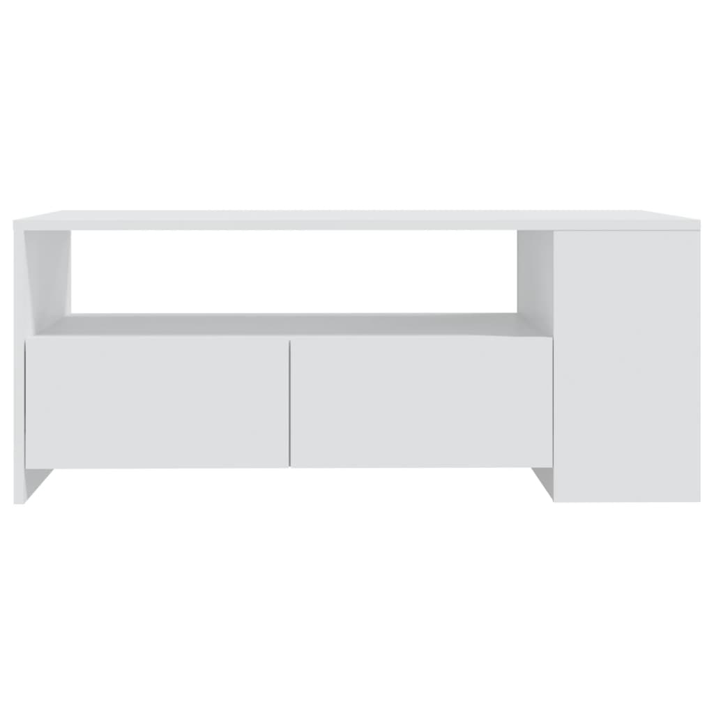 Salontafel 102x55x42 cm bewerkt hout zwart is nu te koop bij PeponiXL, paradijselijk wonen!