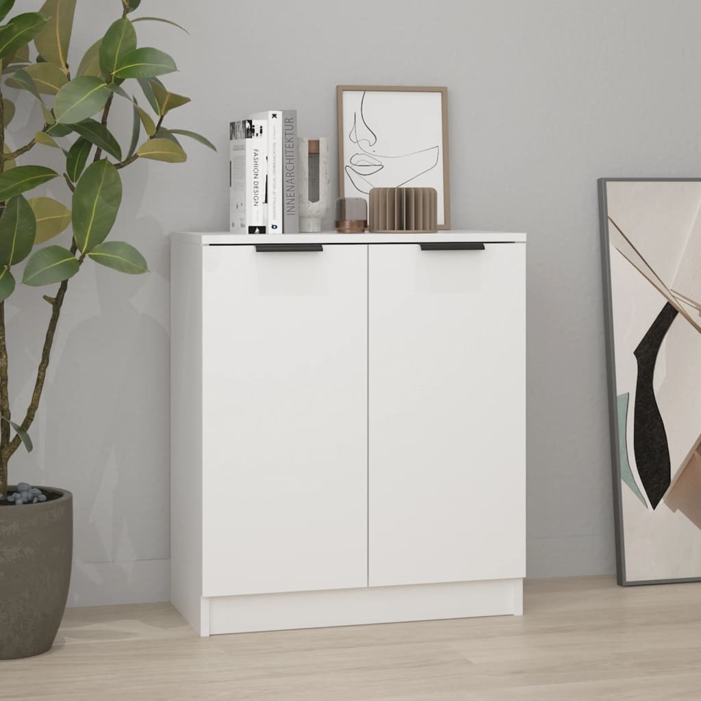 Dressoir 60x30x70 cm bewerkt hout wit is nu te koop bij PeponiXL, paradijselijk wonen!