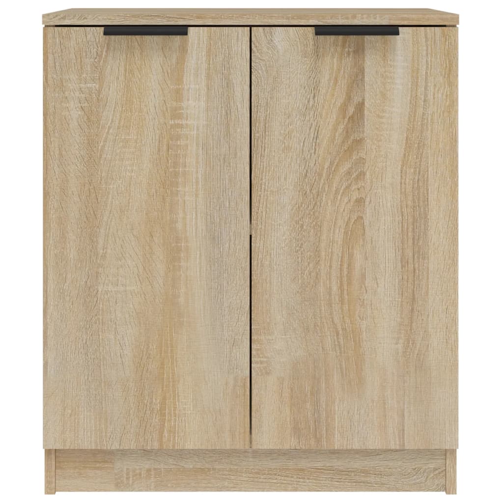 Dressoir 60x30x70 cm bewerkt hout sonoma eikenkleurig is nu te koop bij PeponiXL, paradijselijk wonen!