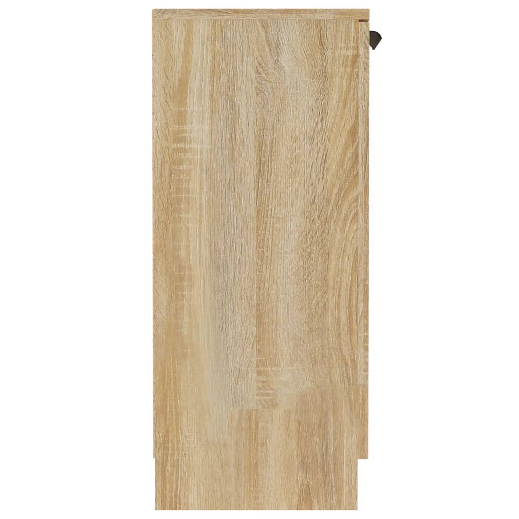 Dressoir 60x30x70 cm bewerkt hout sonoma eikenkleurig is nu te koop bij PeponiXL, paradijselijk wonen!