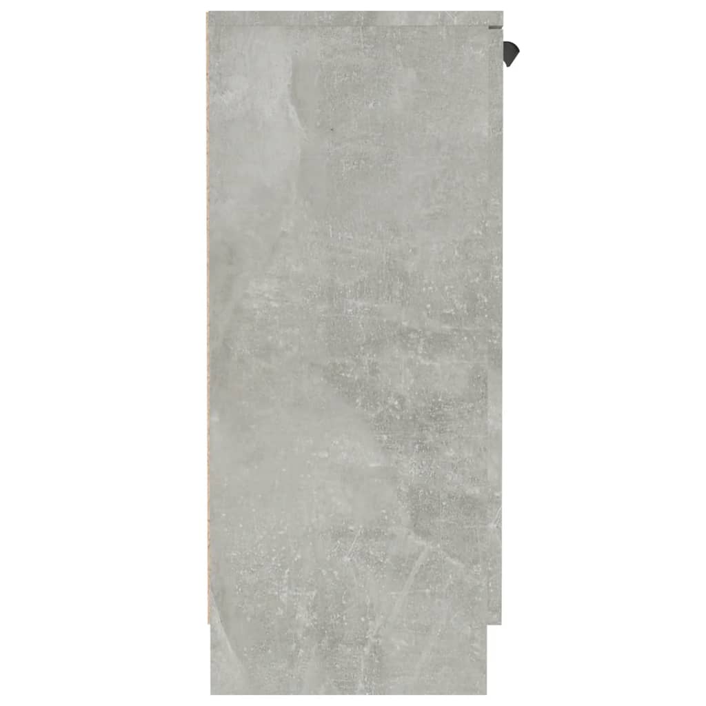 Dressoir 60x30x70 cm bewerkt hout betongrijs is nu te koop bij PeponiXL, paradijselijk wonen!