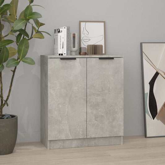 Dressoir 60x30x70 cm bewerkt hout betongrijs is nu te koop bij PeponiXL, paradijselijk wonen!