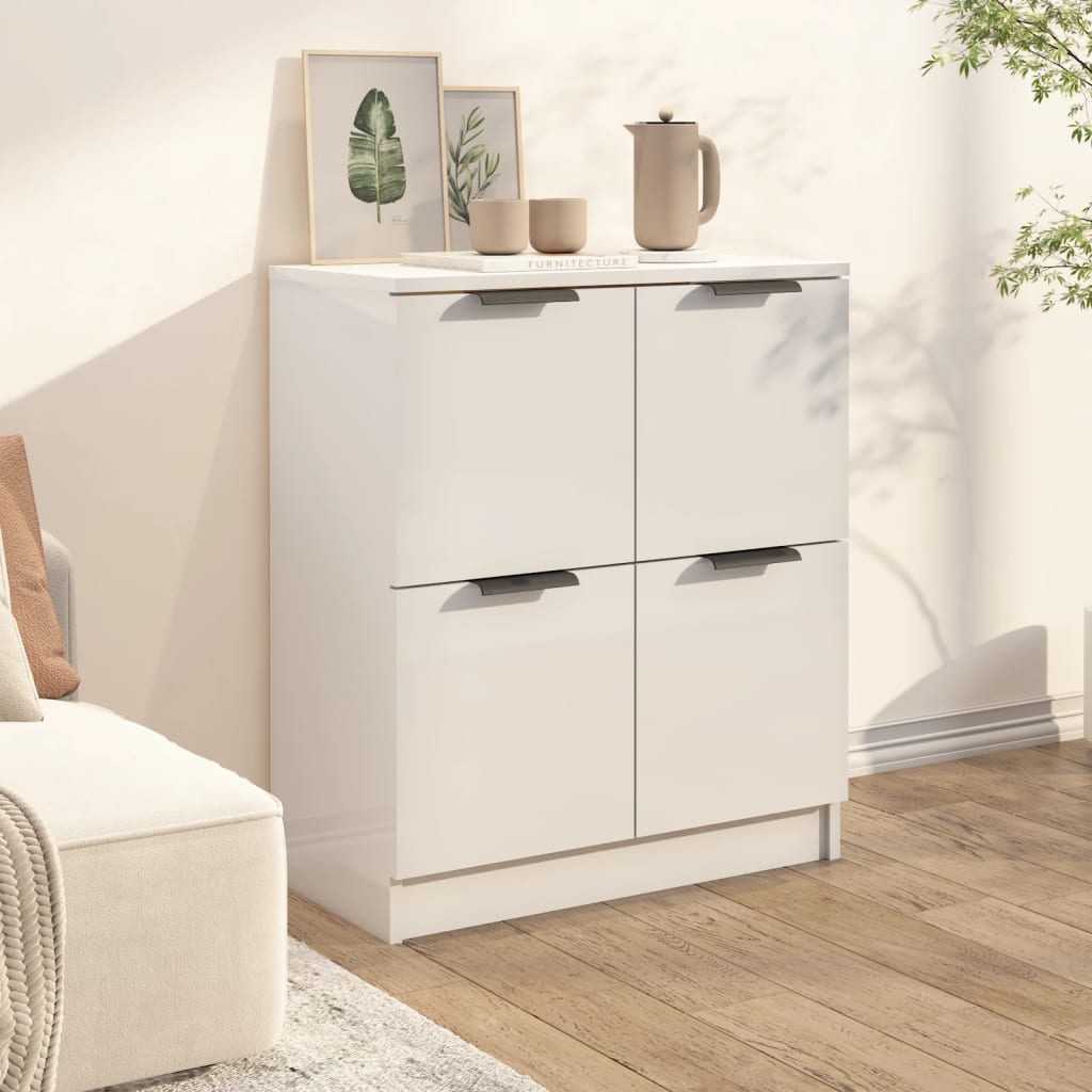 Dressoir 60x30x70 cm bewerkt hout wit is nu te koop bij PeponiXL, paradijselijk wonen!
