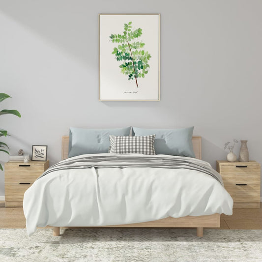 Nachtkastjes 2 st bewerkt hout sonoma eikenkleurig is nu te koop bij PeponiXL, paradijselijk wonen!