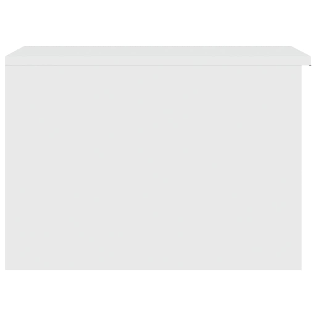 Salontafel 50x50x36 cm bewerkt hout wit is nu te koop bij PeponiXL, paradijselijk wonen!