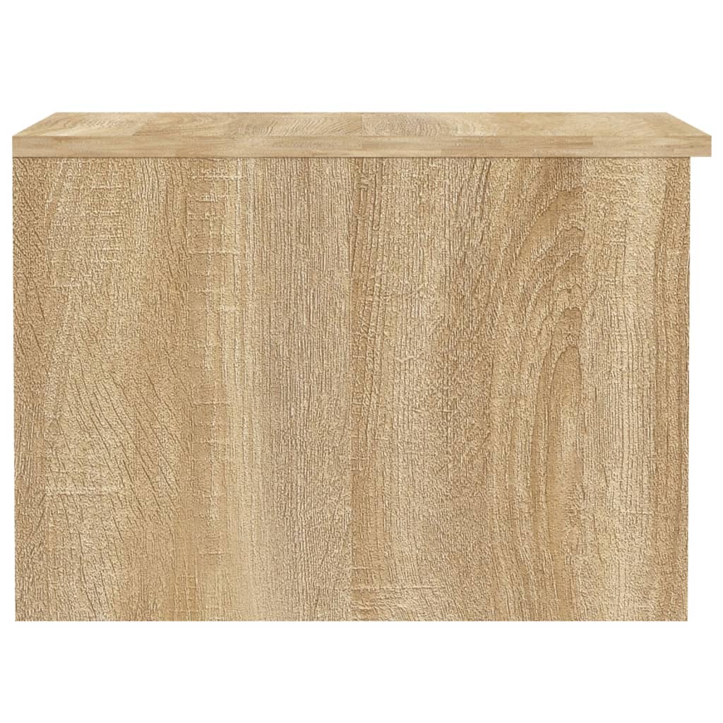 Salontafel 50x50x36 cm bewerkt hout sonoma eikenkleurig is nu te koop bij PeponiXL, paradijselijk wonen!