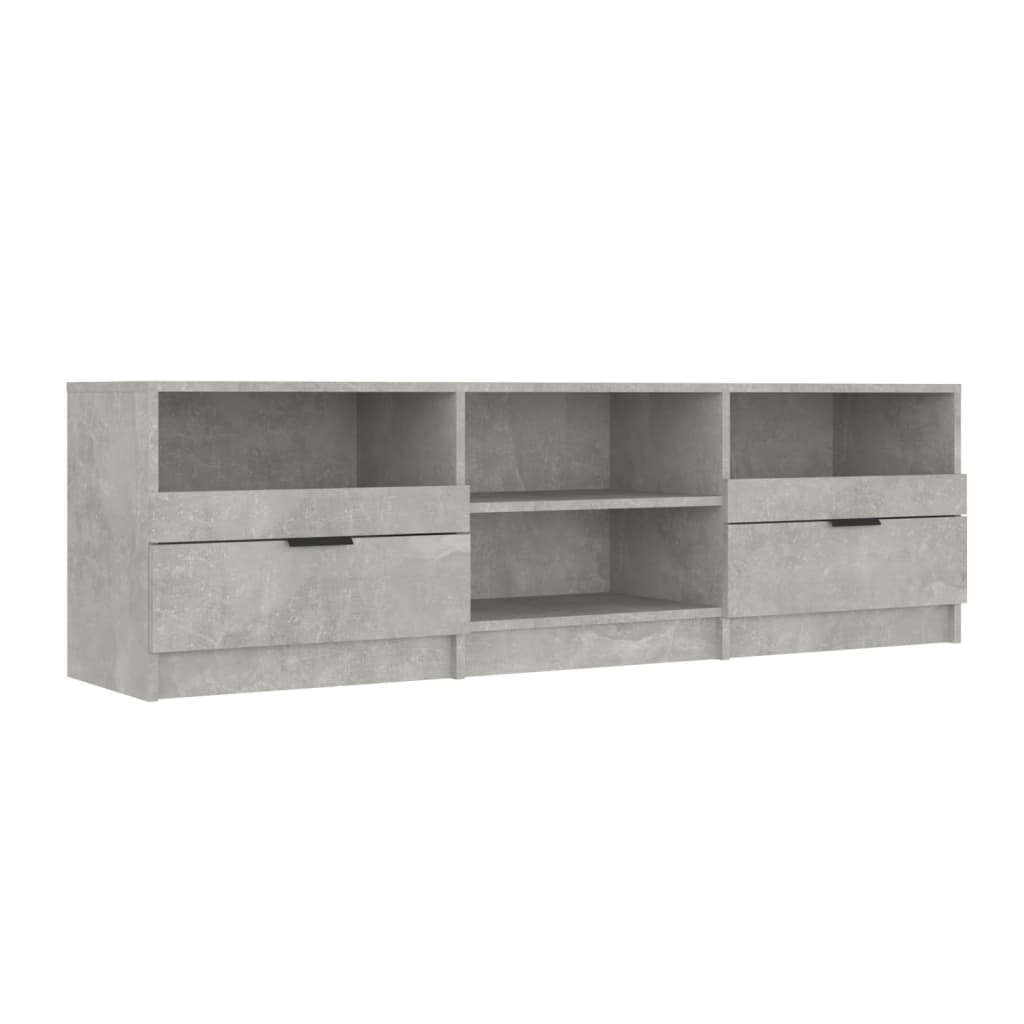 Tv-meubel 150x33,5x45 cm bewerkt hout betongrijs is nu te koop bij PeponiXL, paradijselijk wonen!